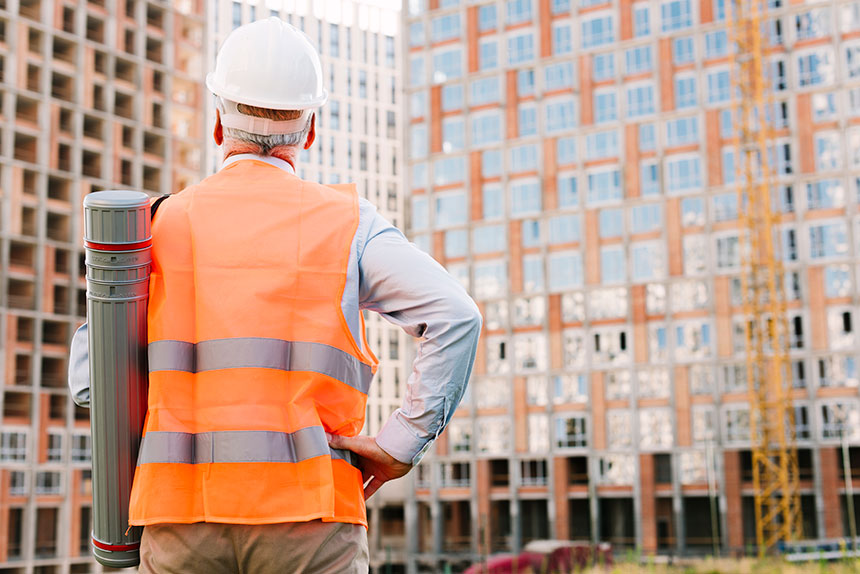 Construction industry and property development image